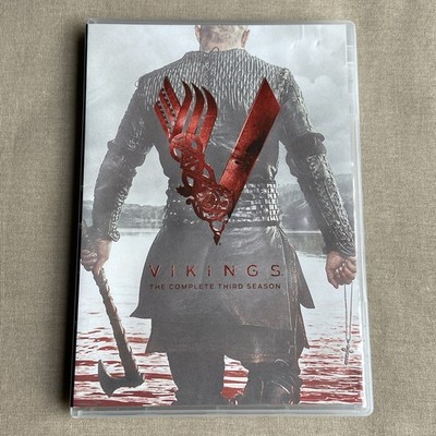 Vikings: Complete Third Season 3 (DVD 2015 3-Disc Set) Norse Saga History Epic +
