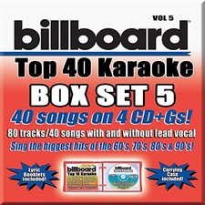 PARTY TYME KARAOKE - Billboard Top 40 Karaoke Box Set Vol. 5 4 g 40 40-song