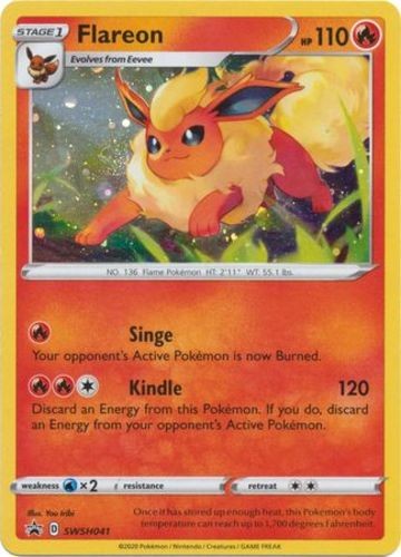 Flareon - SWSH041 - SWSH Black Star Promos NM, English Pokemon SWSH Black Star P