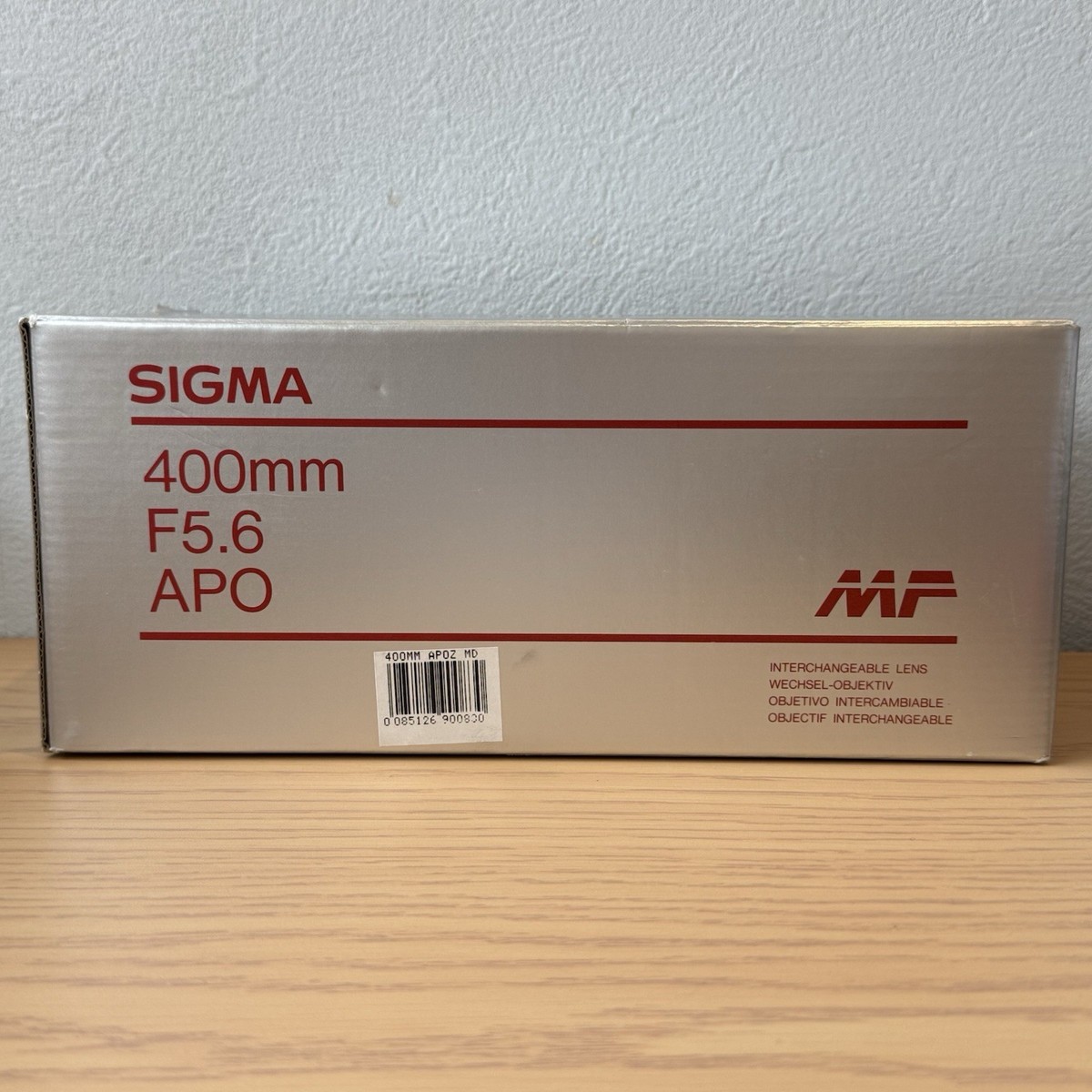 UNUSED AS IS] Sigma AF 400mm f5.6 APO Multi Coated Lens