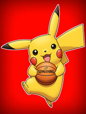 Anime Pok mon Pikachu 6" High Quality Vinyl Sticker