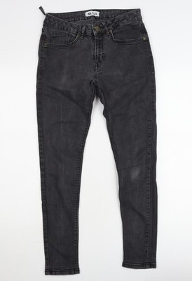 Paul Galvin Damen schwarz Skinny Jeans Größe 14 normale Passform 30 Zoll