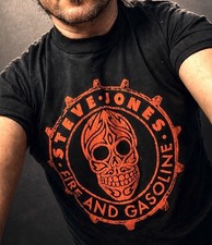Steve Jones/Sex Pistols FIRE AND GASOLINE 1989, Promo-T-shirt. Awesome condition