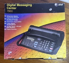 AT&T Model 7860 Digital Messaging Center Fax Answering Machine Copier New in Box