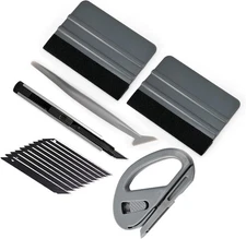 Vehicle Vinyl Wrap Window Tint Film Tool Kit Include 4 Inch Felt Squeegee, Retra