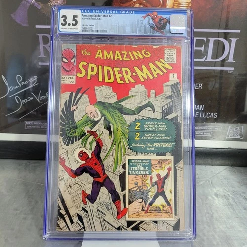 Amazing Spider-Man #2 CGC 3.5 / 1st Appearance of The Vulture UK price variant