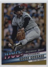 2020 Topps Decades Best Chrome Series 2 Gold Refractor 48/50 Rich Gossage 13iq