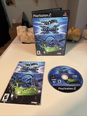 Hot Wheels-Velocity X - Sony PS2. Moderate Scratches But Tested/Works Great. CIB