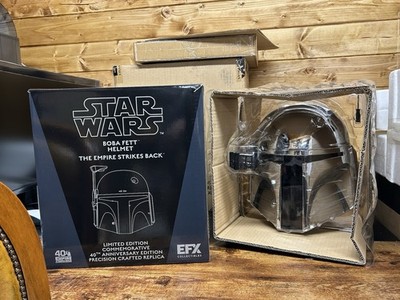 Star Wars EFX Collectibles Chrome Boba Fett Helm - Limited Edition LESEN