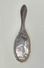 Antique Sterling Silver Backed Hairbrush Hallmarked Birmingham 1918