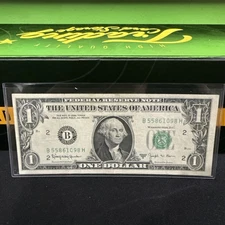 1963 B $1 Joseph Barr One Dollar Bill Federal Reserve Note New York 