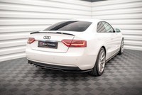 Spoiler CAP V.2 FüR Audi A5 / A5 S-Line / S5 Coupe 8T Schwarz Heckspoiler Ansatz