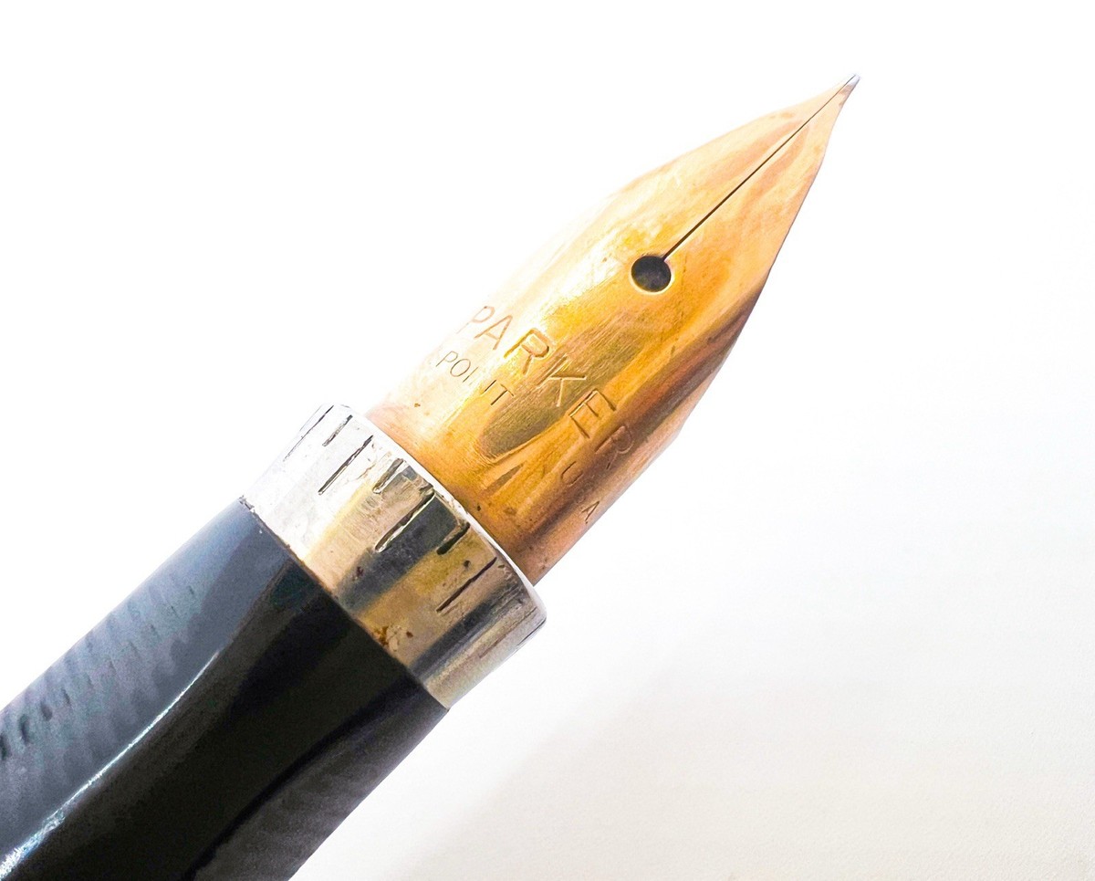 Parker 75 Australia sterling silver 925 fountain pen Gold 585 14k