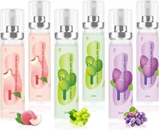 6PCS Oral Breath Spray, 3 Flavors Fruit Mouth Spray Breath Freshener Oral Care f