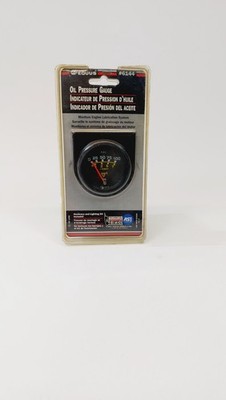 Equus 6144  2  inchesBlack Mechanical Oil Pressure Gauge with hardware Vintage .