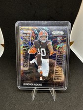 2025 Panini Prizm - Fireworks Quinshon Judkins #19 No Huddle Prizm (RC)