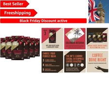 200g Pack of 6 Fairtrade Colombian Ground Arabica Coffee - Rich & Caffeinated 44.16 per kilo