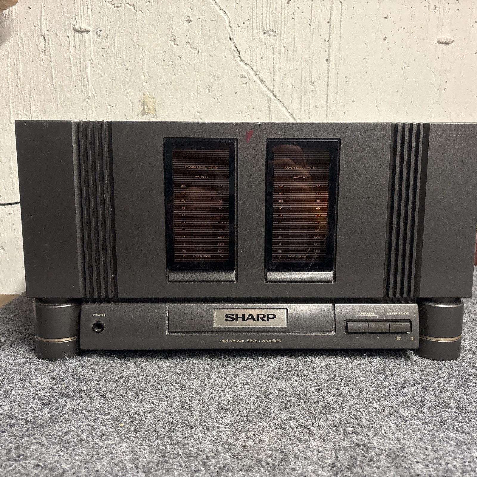 SHARP SX-9800 Stereo Power Amplifier Works
