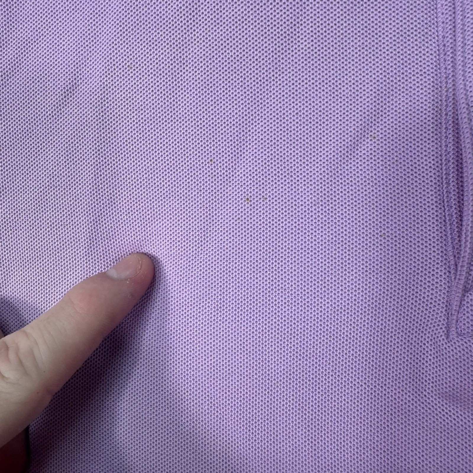 Psycho Bunny Polo Shirt Mens 4 B6K746U1PC Purple Pima Cotton Tipped Logo EUC image 5