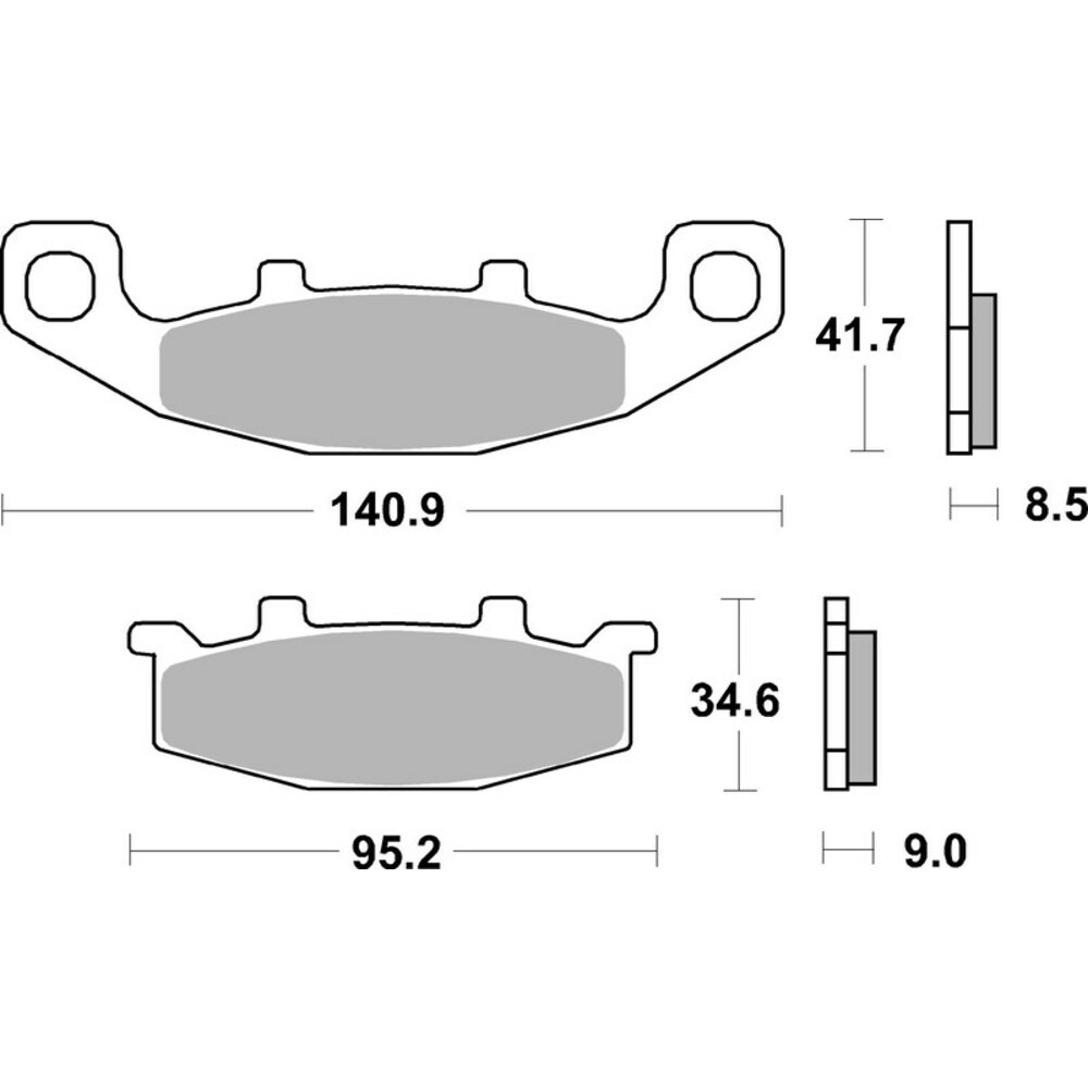 Free Shipping Brembo 07KA09SP Sintered Brake Pads for Motorcycle