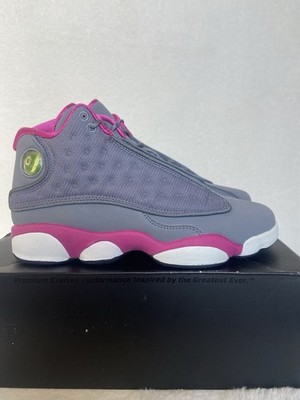 シューズ(女性用) NIKE AIR JORDAN 13 RETRO GS Air Jordan 13 GS Cool Grey Fusion Pink Size 6 | eBay
