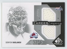 2014-15 SP Game Used Career Legacy Jerseys Semyon Varlamov Jersey 1 color