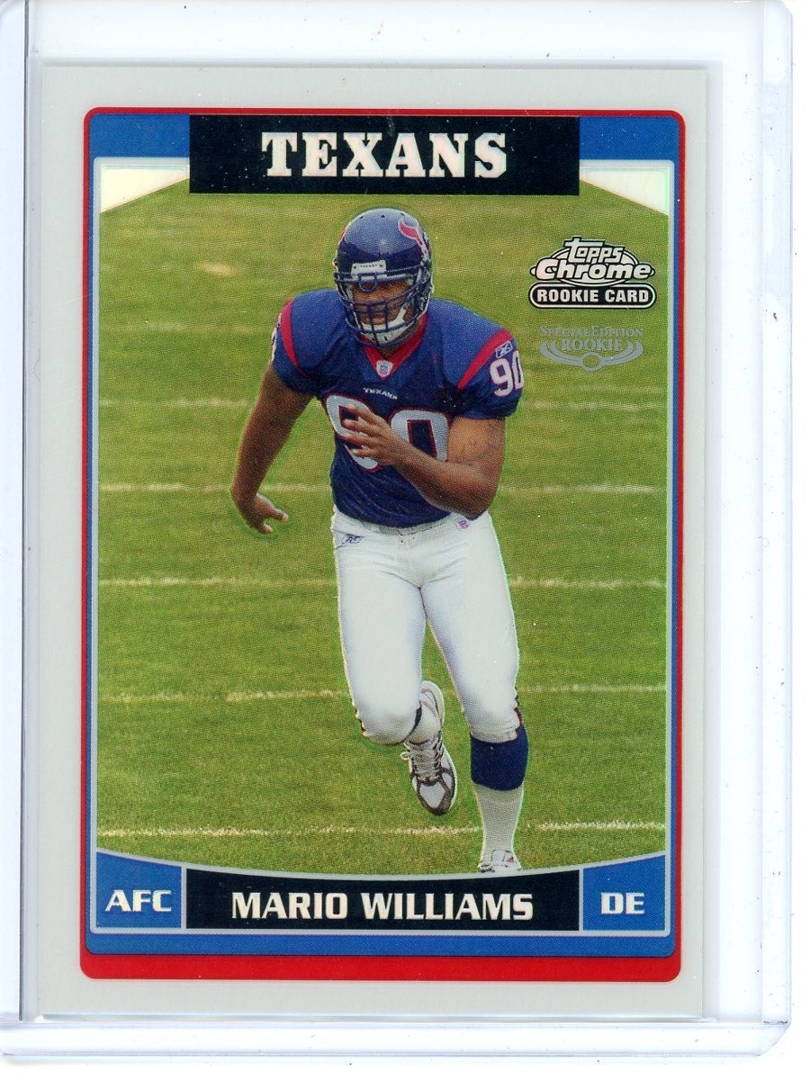 Mario Williams Refractor Rookie 2006 Topps Chrome #256