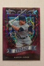 2021 Panini Chronicles - Crusade Aaron Judge #13 Purple Velocity Prizm