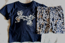 UNDER ARMOUR BLACK BROWN  WHITE SHORTS OUTFIT-SIZE 3T-NEW WITH TAGS