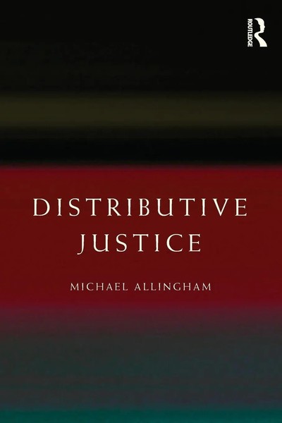 Distributive Justice Michael Allingham Taschenbuch Einband - Flex.(Paperback)-image