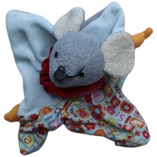 Sterntaler Maus Melina, klein Schmusetuch mit Rassel 15x15cm Gebraucht