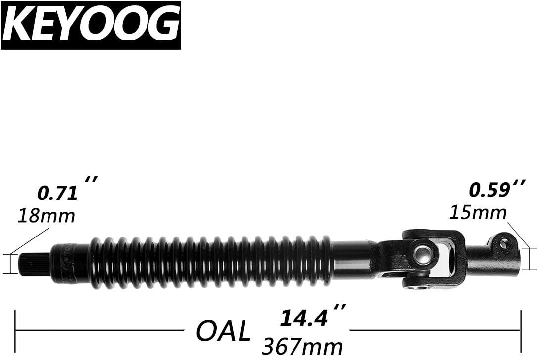 KEYOOG Lower Steering Shaft Column Fit for 2003-2009 Toyota 4Runner... 