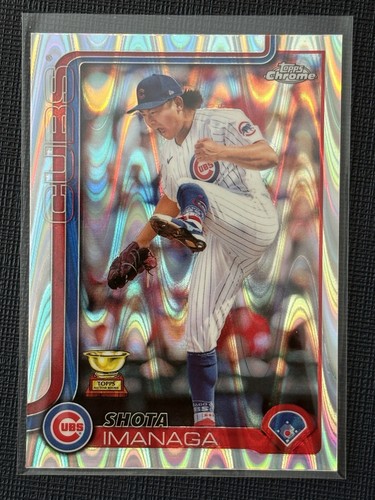 2025 Topps Chrome - Shota Imanaga #149 RayWave Refractor Gold Cup