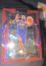 2024-25 Panini Select - Concourse LeBron James #54 Red Cracked Ice Prizm