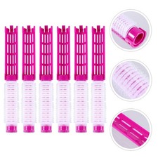 20Pcs Purple Durable Hair Rollers Plastic DIY Wavy Hair Curlers Portable Set