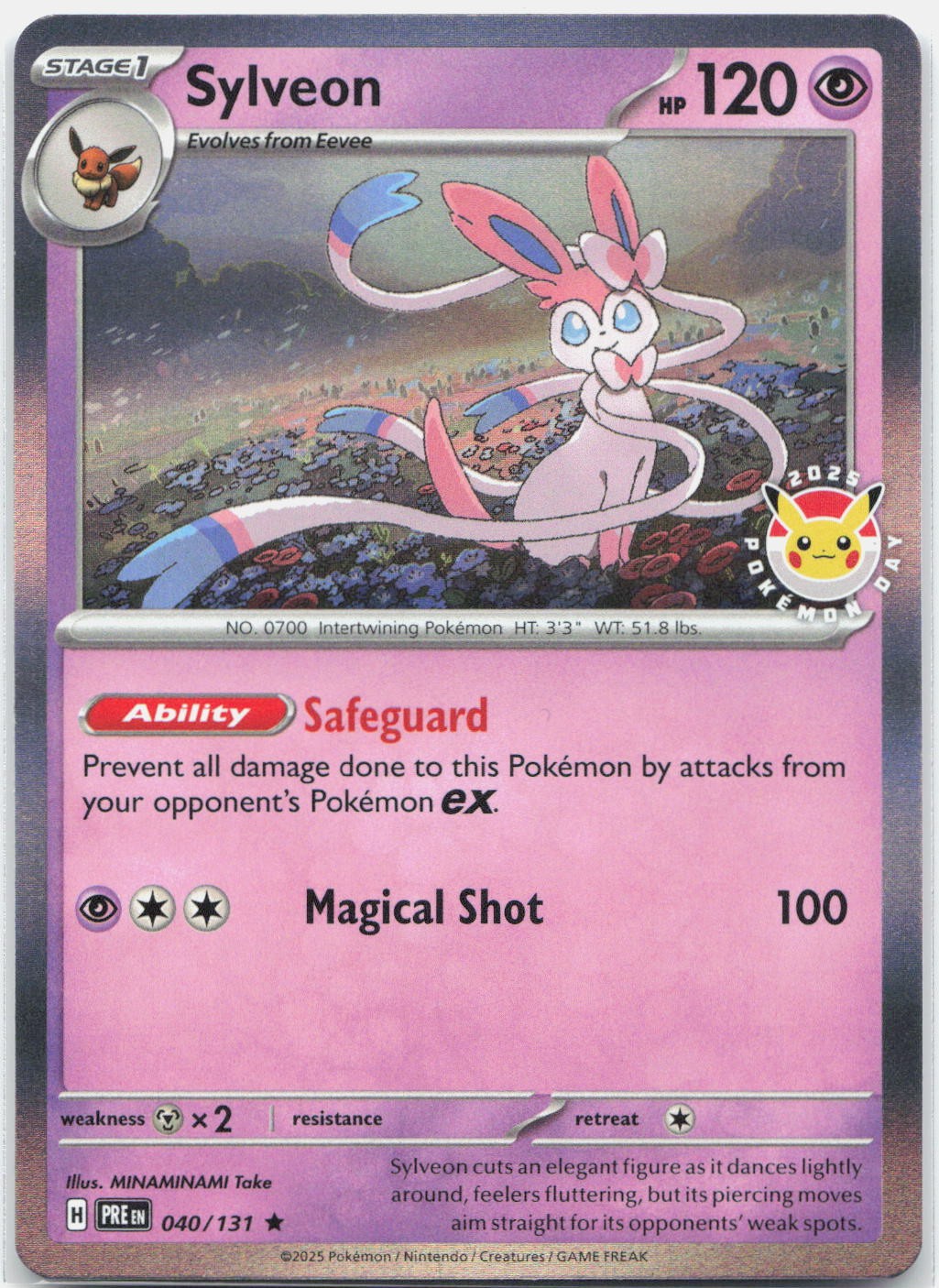 Sylveon (Pokemon Day) 040/131 Holo Miscellaneous Cards & Products Pokemon NM