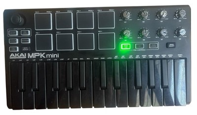 Akai MPK Mini MKII Keyboard Controller Special Edition - Black on Black