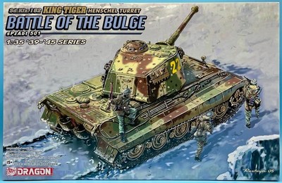 Dragon 6254 1/35 King Tiger Henschel Turret (Battle of the Bulge) w/ 8 Figures
