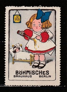 Reklamemarke BÖHMISCHES BRAUHAUS Berlin