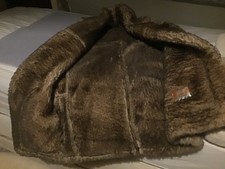 Mens Nursey's Vintage Sheepskin Shearling Coat Size 36”chest