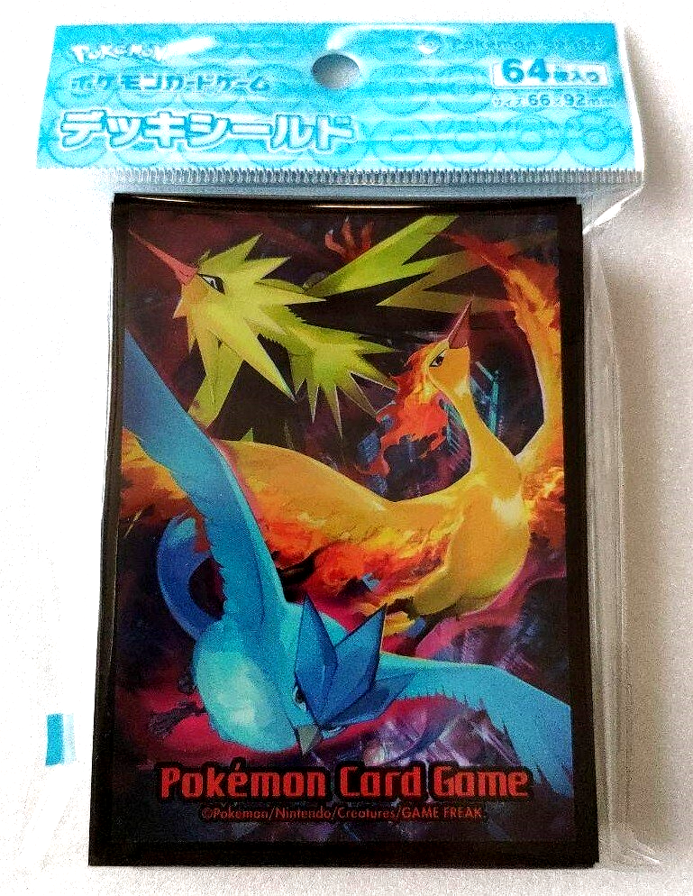 Pokemon Card Official Deck Shield Moltres Zapdos Articuno 64