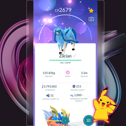 Dialga Origine Pokémon Go - Avec Fond Zone Sauvage Et Rugissement Du Temps - Code Android/iOS 2024