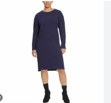 NEW Jessica Simpson Cozy Knit Sweater Dress, Women's Size S, Navy