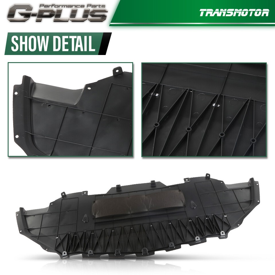 OHGGYQO for Toyota for Avalon 2016-2018 Front Engine Splash Shield Under Cover Guard Right Side Plastic Black Smooth 201-6608
