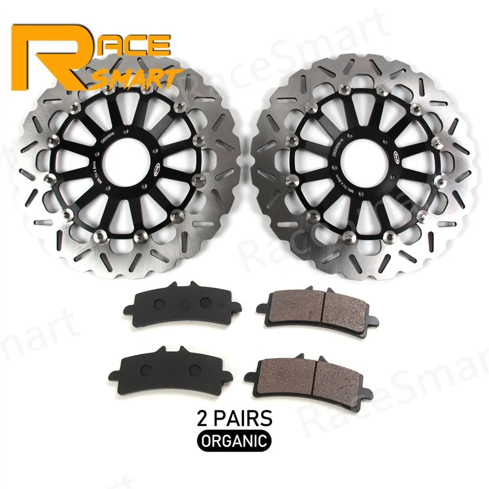 Pastillas rotores de freno delanteros para Ducati 1098 1098S 2007 2008 Streetfighter 2009-2011 Foto 4 de 4