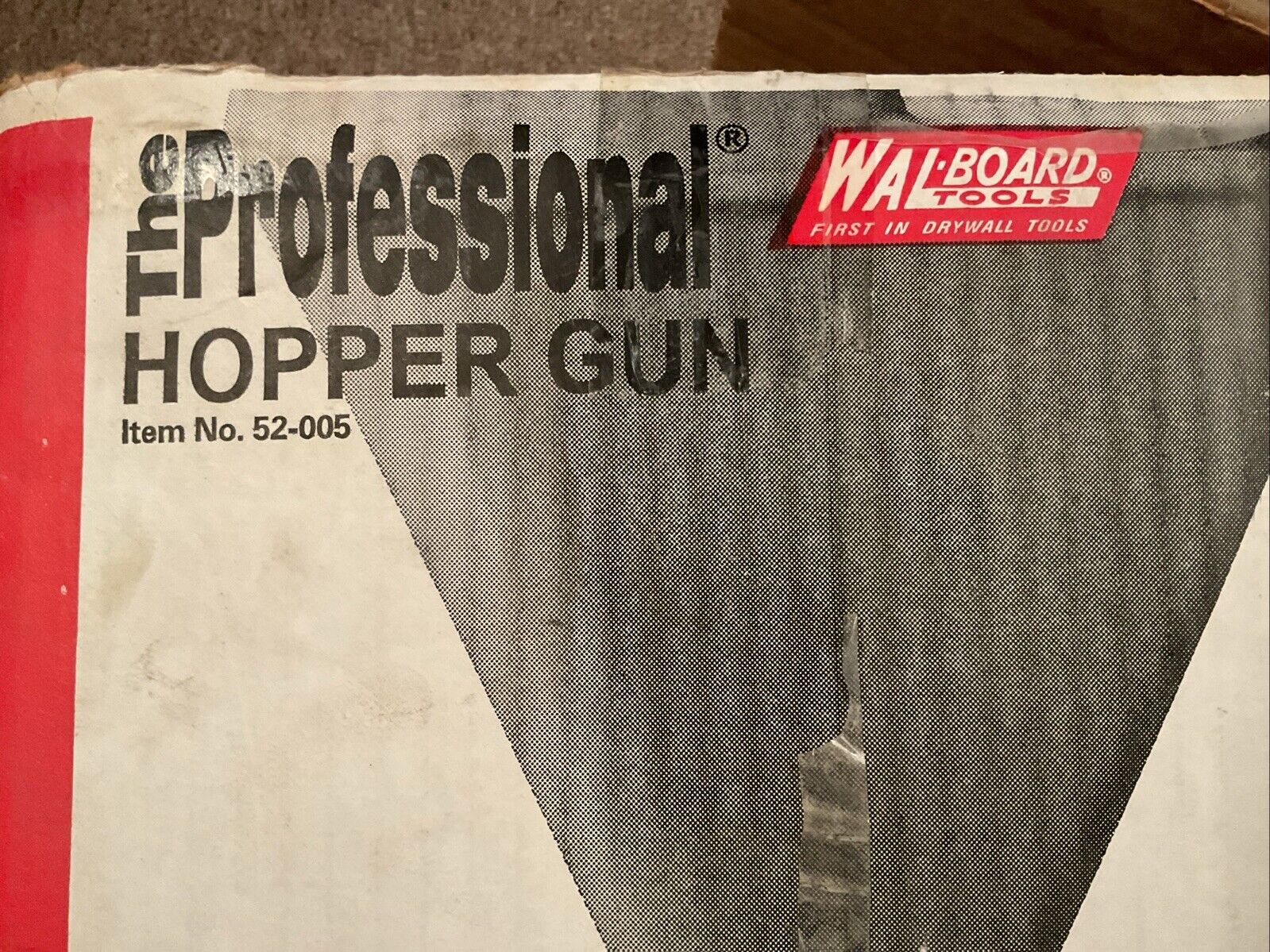 Wal-Board Tools Hopper Gun For Wall & Ceiling Texturing w/ Air Control Valve