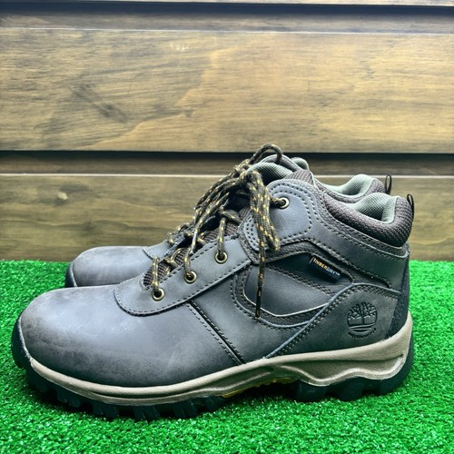 Timberland Maddsen Boys Leather Waterproof Rugged Hiking Boots A14IB Size 6 - Picture 3 of 23