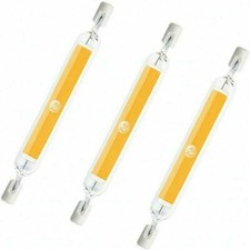 R7S LED COB 110V 220V 15W 30W Halogen Lamp Glass Replace 78mm 118mm Dimmable