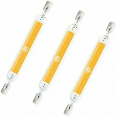 R7S LED COB 110V 220V 15W 30W Halogen Lamp Glass Replace 78mm 118mm Dimmable