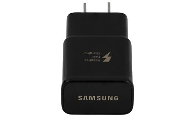 Samsung Fast Adaptive Charger Original Wall Plug OEM EP-TA20JBE - Black